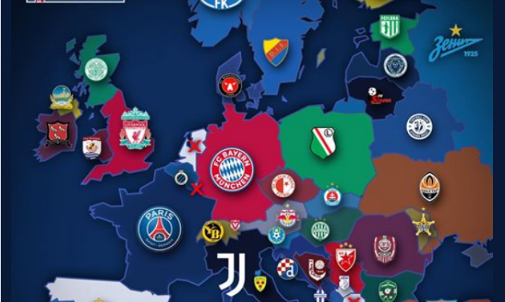 WSZYSCY MISTRZOWIE europejskich lig na jednej grafice